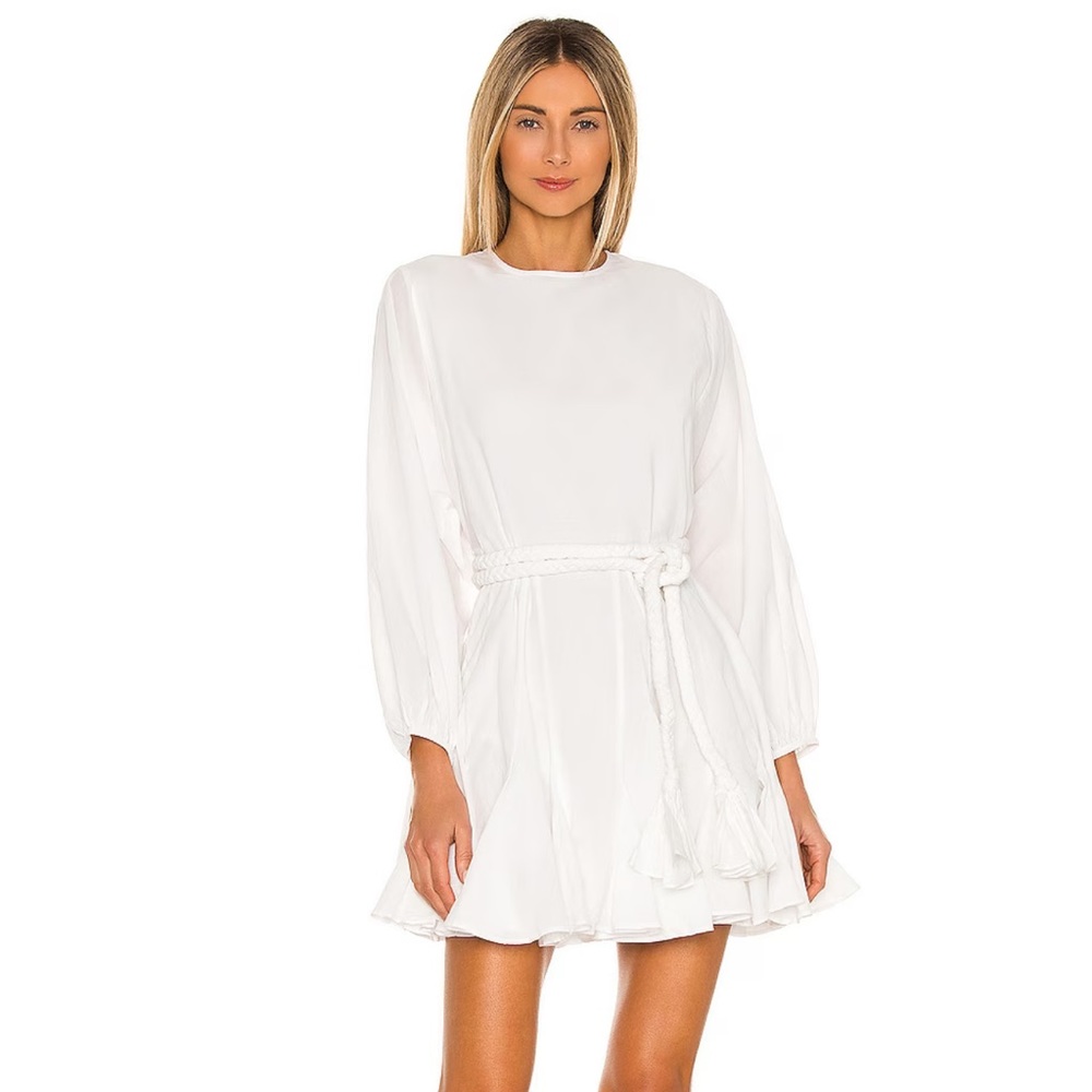 Rhode Ella white mini dress